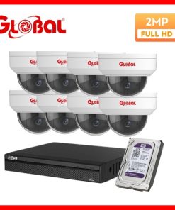 Combo 8 Camera IPC Global 2.0 Mpx