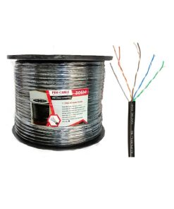 Cáp mạng ProCable CAT5E outdoor cường lực PR-C5E4530-CCA UTP 4PRS 24AWG PE SS ST 7x0.33mm (cuộn 305m)