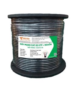 Cáp mạng Việt Hàn LS CAT5E UTP + Fe (7x0.33mm CU, PE, Fe)