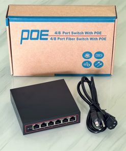 Switch PoE 4 port + 2 uplink 60W ET-POE-104-2ET