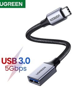 Cáp chuyển đổi Type C sang USB 3.0 OTG 10cm Ugreen 70889