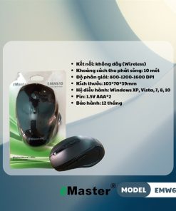Chuột không dây Emaster EMW610