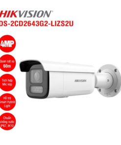 Camera IP Hikvision DS-2CD2643G2-LIZS2U 4MP